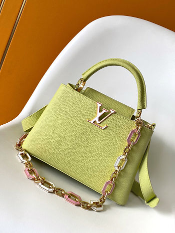 Louis Vuiiton Capucines Chain Taurillon Leather 27x18.x9 cm