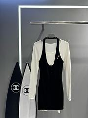 YSL Grey Mini Dress - 3