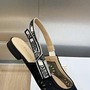 Christian Dior Mesh J'Adior Slingback Flats  - 5
