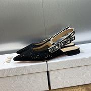 Christian Dior Mesh J'Adior Slingback Flats  - 2