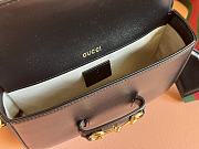 Gucci Horsebit 1955 small shoulder bag in black leather 20.5*14*5cm - 3