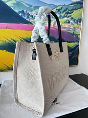 Versace La Medusa Canvas Tote Bag 29.5x14.5x24cm - 5