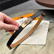 Hermès Kelly 18 belt in black - 1