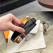 Hermès Kelly 18 belt in black - 6