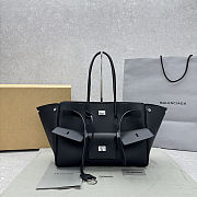 Balenciaga Bel Air Carry All tote bag in black leather 30x29x16cm - 1