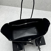 Balenciaga Bel Air Carry All tote bag in black leather 30x29x16cm - 6
