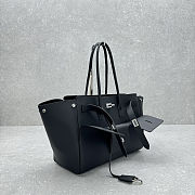 Balenciaga Bel Air Carry All tote bag in black leather 30x29x16cm - 5