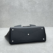 Balenciaga Bel Air Carry All tote bag in black leather 30x29x16cm - 3