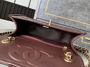 Chanel Classic Flap Bag 11.12 brown 15.5x24.5x7 cm - 5