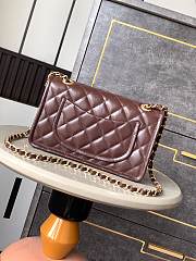 Chanel Classic Flap Bag 11.12 brown 15.5x24.5x7 cm - 3