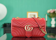 Gucci GG Marmont Matelassé Shoulder Bag 26x15x7cm - 3