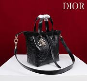 Dior Medium Toujours bag in Macrocannage calfskin 18.5x18.5x12 cm - 6