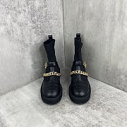 Chanel short boots with a chain - 6