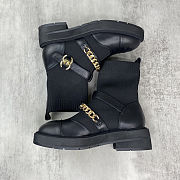 Chanel short boots with a chain - 5