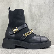 Chanel short boots with a chain - 3