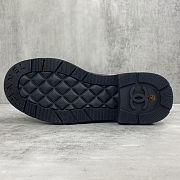 Chanel black quilted leather ankle boots - 6