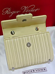 Roger Vivier Jewel Efflorescence Mini Bag yellow 19x13x4.5 cm - 5