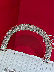 Roger Vivier Jewel Efflorescence Mini Bag white 19x13x4.5 cm - 5