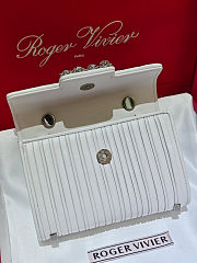 Roger Vivier Jewel Efflorescence Mini Bag white 19x13x4.5 cm - 4