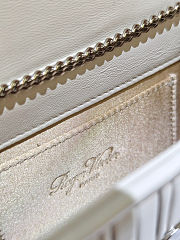 Roger Vivier Jewel Efflorescence Mini Bag white 19x13x4.5 cm - 2