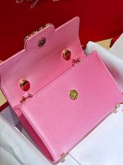 Roger Vivier Jewel Efflorescence Mini Pink 19x13x4.5 cm - 6