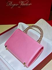 Roger Vivier Jewel Efflorescence Mini Pink 19x13x4.5 cm - 4
