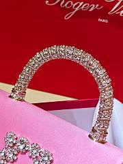 Roger Vivier Jewel Efflorescence Mini Pink 19x13x4.5 cm - 2