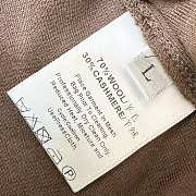 YSL Slim-fit lettered turtleneck base layer top brown - 6