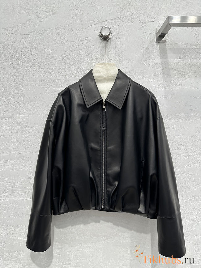 Loewe Black Leather Jacket  - 1