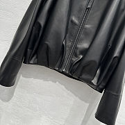 Loewe Black Leather Jacket  - 4