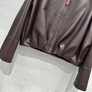 Loewe Black brown leather Jacket - 4