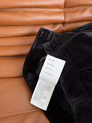 Miu miu black velour flared pants - 6