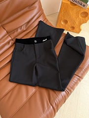 Chanel black gray wide-leg trousers - 4
