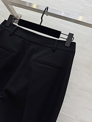 Black Versace tailored wide-leg trousers - 3