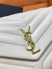 Saint Laurent Loulou shoulder bag patent leather, gold hardware size 32 cm - 2