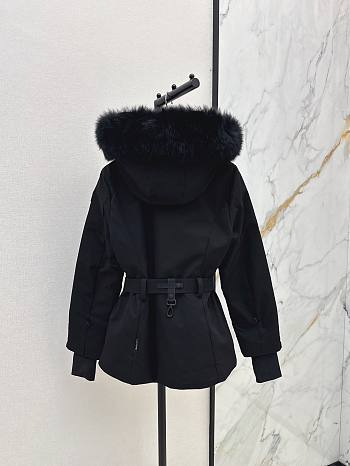 Moncler Grenoble Laplance shearling-trimmed belted GORE-TEX down jacket