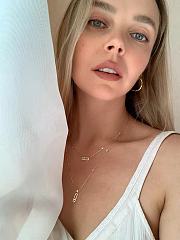 Messika Move Uno 2-row pavé diamond necklace in 18k white gold. - 4