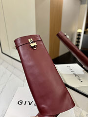 Givenchy Shark Lock boots in red leather - 3