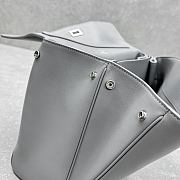 Balenciaga Small Rodeo handbag in gray calfskin leather 35x23x11cm - 5