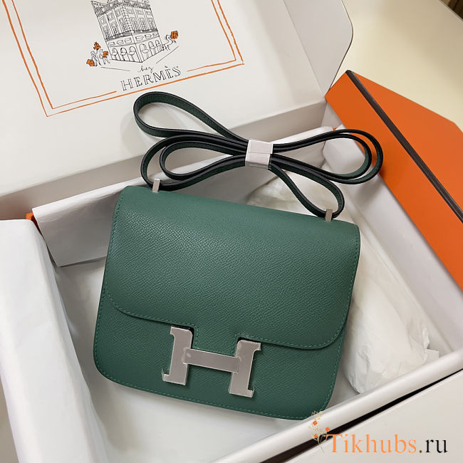 Hermès Constance 18 Epsom Vert Vertigo bag - 1
