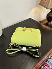 Hermès Constance 18 Jaune Bourgeon in Chevre Mysore, silver hardware  - 2