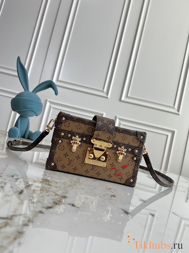  Louis Vuitton LV Trunk Petite Malle Monogram Reverse 20x12.5x6cm - 1