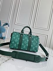 LOUIS VUITTON Monogram Heritage Keepall Bandouliere 25 M12684 25x15x11 cm - 6