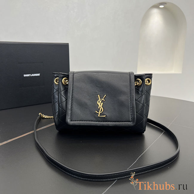 Saint Laurent Mini Nolita Crossbody in black size 18 X 13 X 6 cm - 1