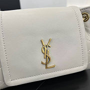 Saint Laurent Mini Nolita Crossbody in white size 18 X 13 X 6 cm - 5