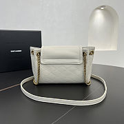Saint Laurent Mini Nolita Crossbody in white size 18 X 13 X 6 cm - 3