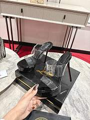Christian Louboutin Just Nothing Alta mule with a 150mm stiletto heel - 1