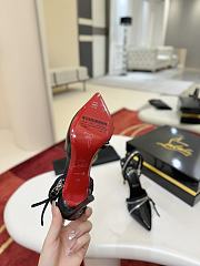 Christian Louboutin Slingyzip 100 leather slingback pumps - 3