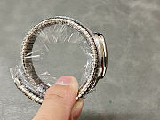 Serpenti Tubogas single spiral watch in stainless steel case and bracelet with silver 101828 - 5