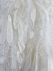 Zimmermann Rhythmic Fluted tulle mini dress in white - 3